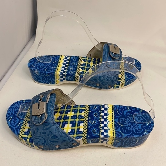 DR.SCHOLL'S SZ 8 PESCURA WOMEN'S HELL WOOD CLOGS - Picture 2 of 10